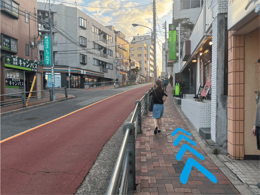 東十条駅からの道順3